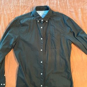 Jack and Jone Cotton Shirt Khaki Green - Size Men’s Medium